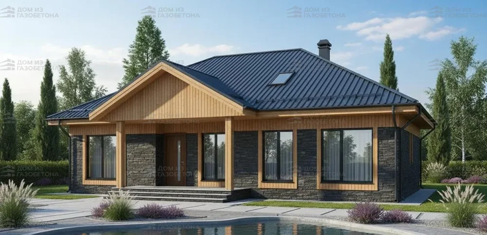 Проект Двухэтажный дом 16 на 12, 163 м2