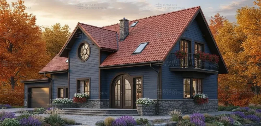 Проект Двухэтажный дом 14 на 11, 192 м2