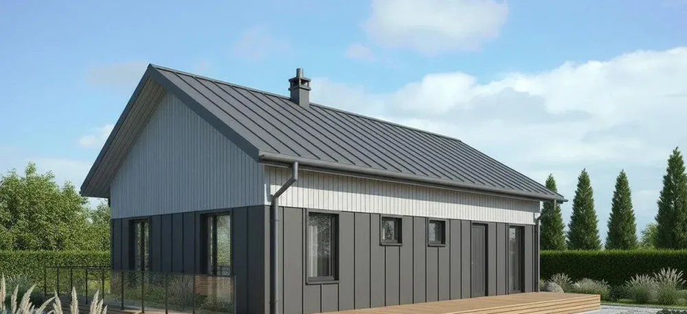 Проект Одноэтажный дом 9 на 10, 51 м2