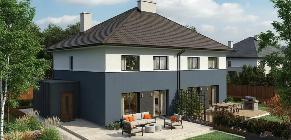 Проект Двухэтажный дом 15 на 13, 299 м2