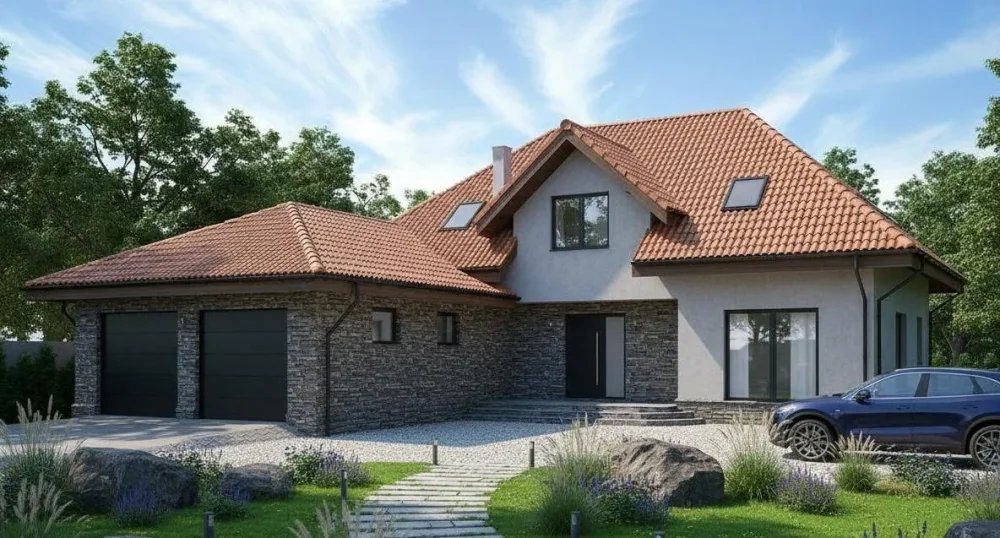 Проект Двухэтажный дом 16 на 24, 266 м2